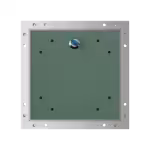 Trappe de visite invisible Tempo Eco Star pour plaque de plâtre BA 13, ouverture à clé carrée 4 pans, 150×300 à 1400×1400 mm