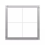 Trappe de visite invisible Tempo Eco Star à carreler, plaque de plâtre, 300×300 à 800×800 mm