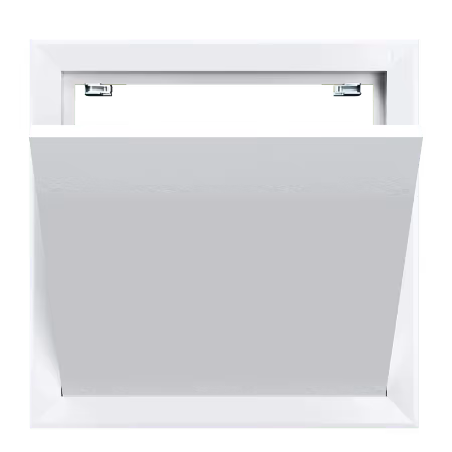 Trappe de visite métallique Tempo Softline étanche à l'air et à la poussière, pour murs et plafonds, 200×200 à 600×600 mm