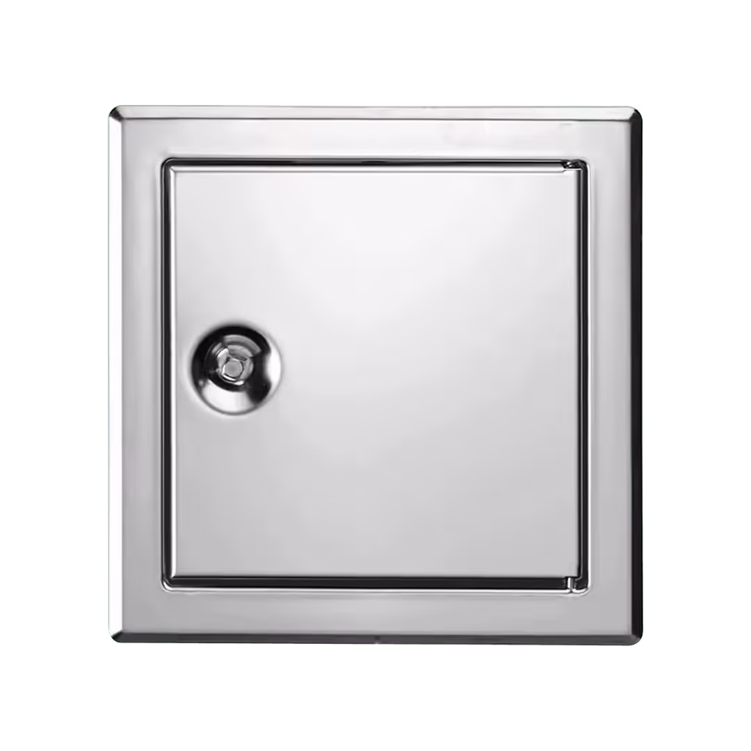 inox Trappe de visite métallique Tempo Softline en inox brossé, ouverture clé 4 pans, 200×200 à 600×600 mm