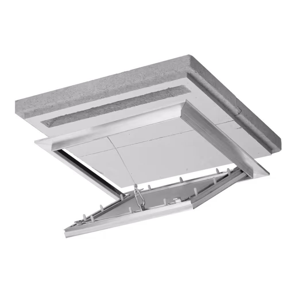 Trappe de visite Alustar Airproof EI30 pour faux plafond, étanche à l'air et à la fumée, 200×200 à 600×600 mm