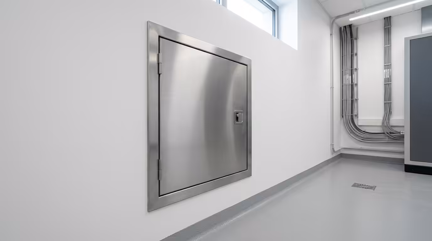trappe de visite acier inox local technique