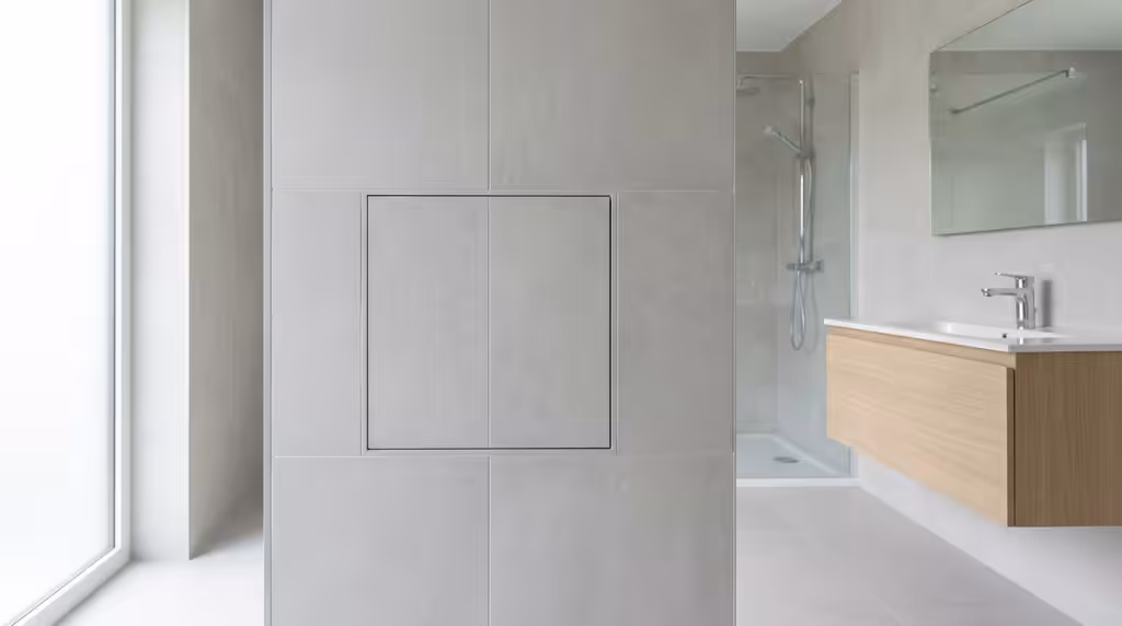trappe de visite encastrée carrelage salle de bain