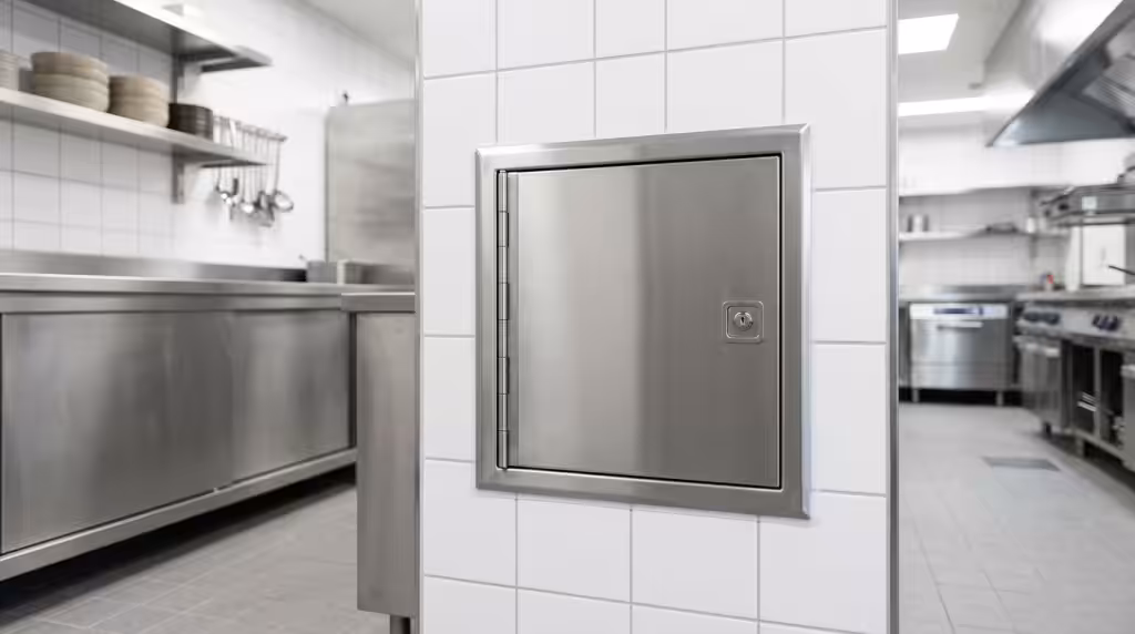 trappe de visite acier inoxydable cuisine professionnelle